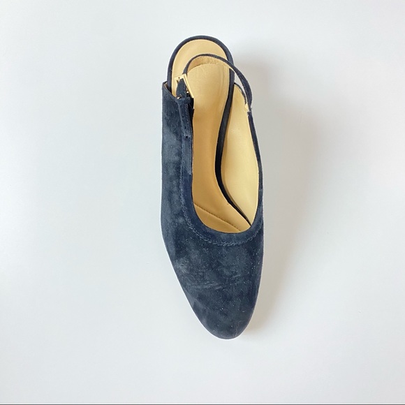 VINTAGE CLARKS BLACK PATTERN CHUNKY HEELS {{8.5} - Picture 3 of 6